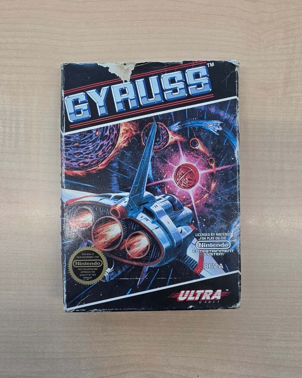 Ultra Games Gyruss Nintendo Entertainment System NES Game With Box